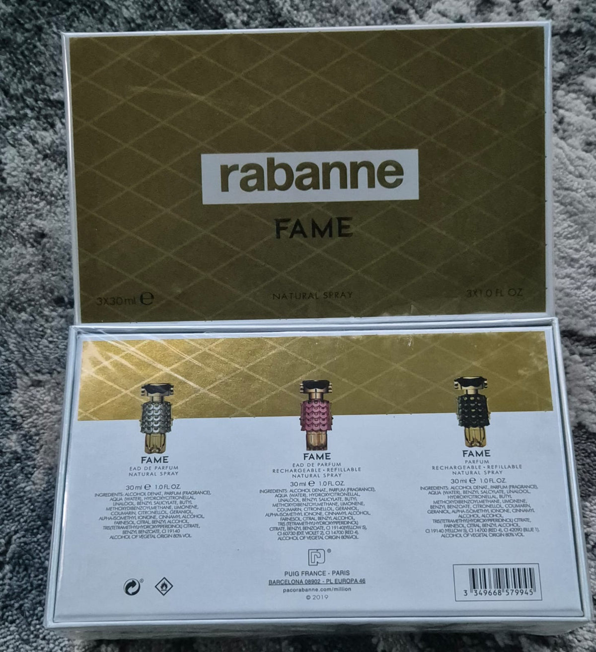 Paco Rabanne Fame 3pce Giftset