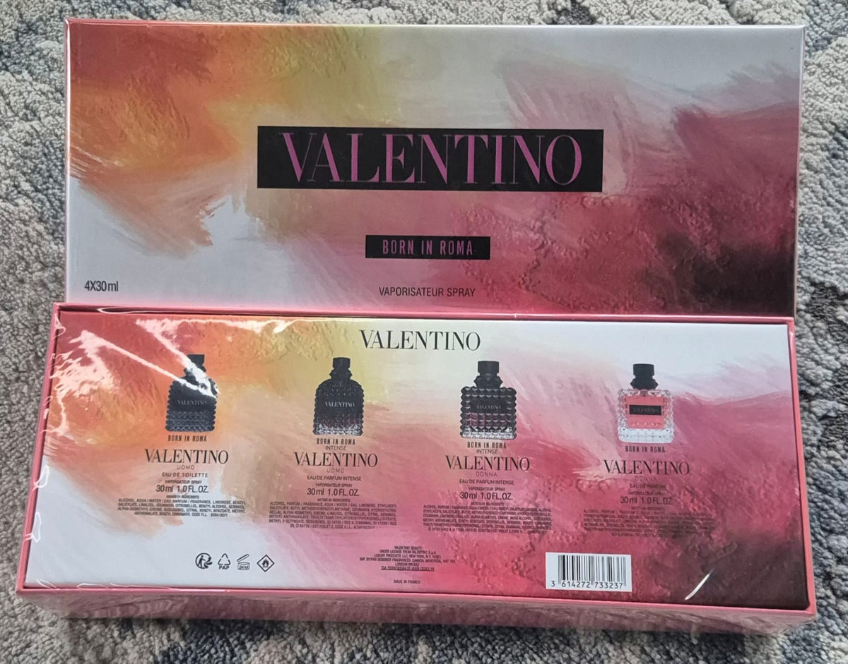 Valentino Donna 4 pce Giftset unisex