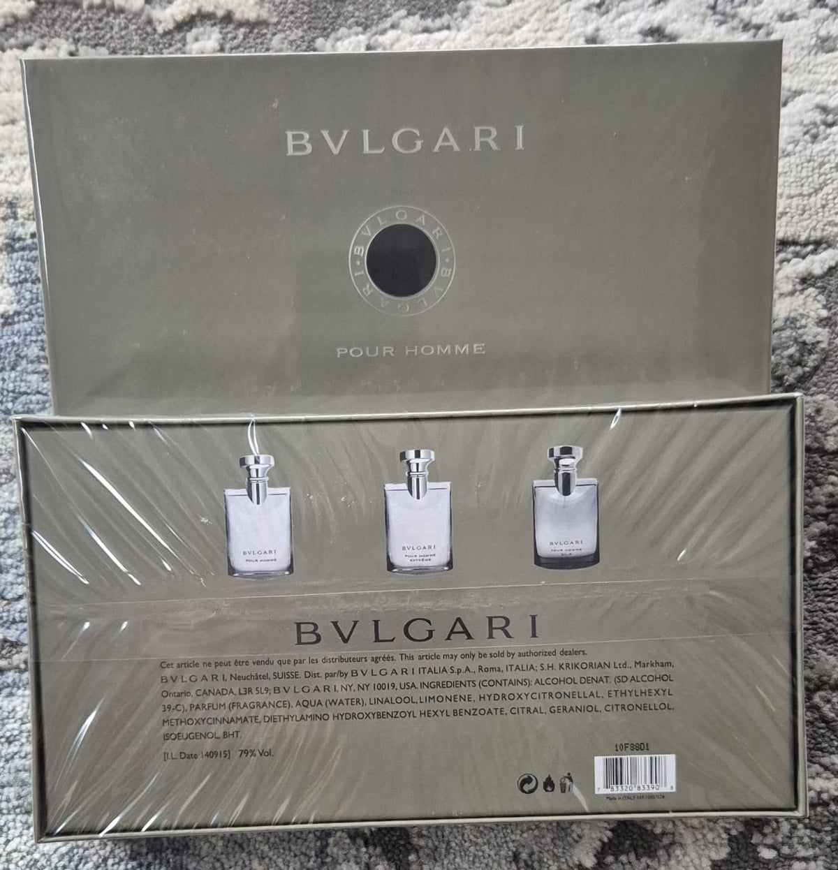 Bvlgari men 3pce Giftset