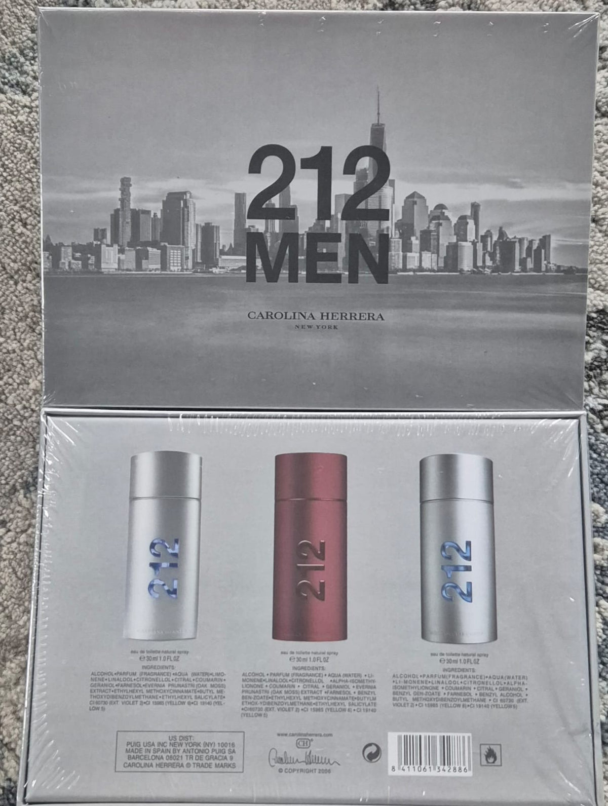 212 Men 3pce Giftset