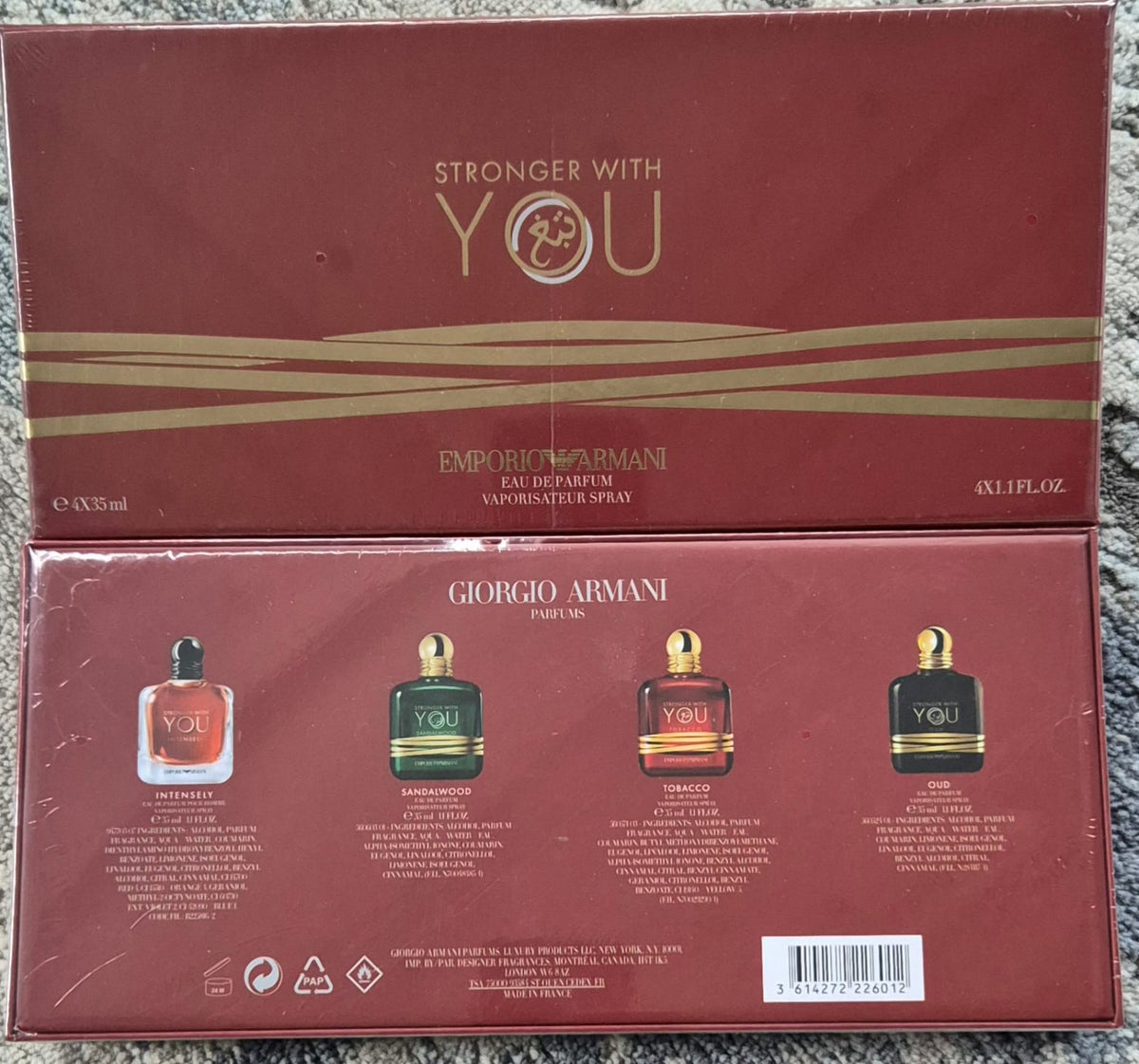 Armani Stronger with you giftset
