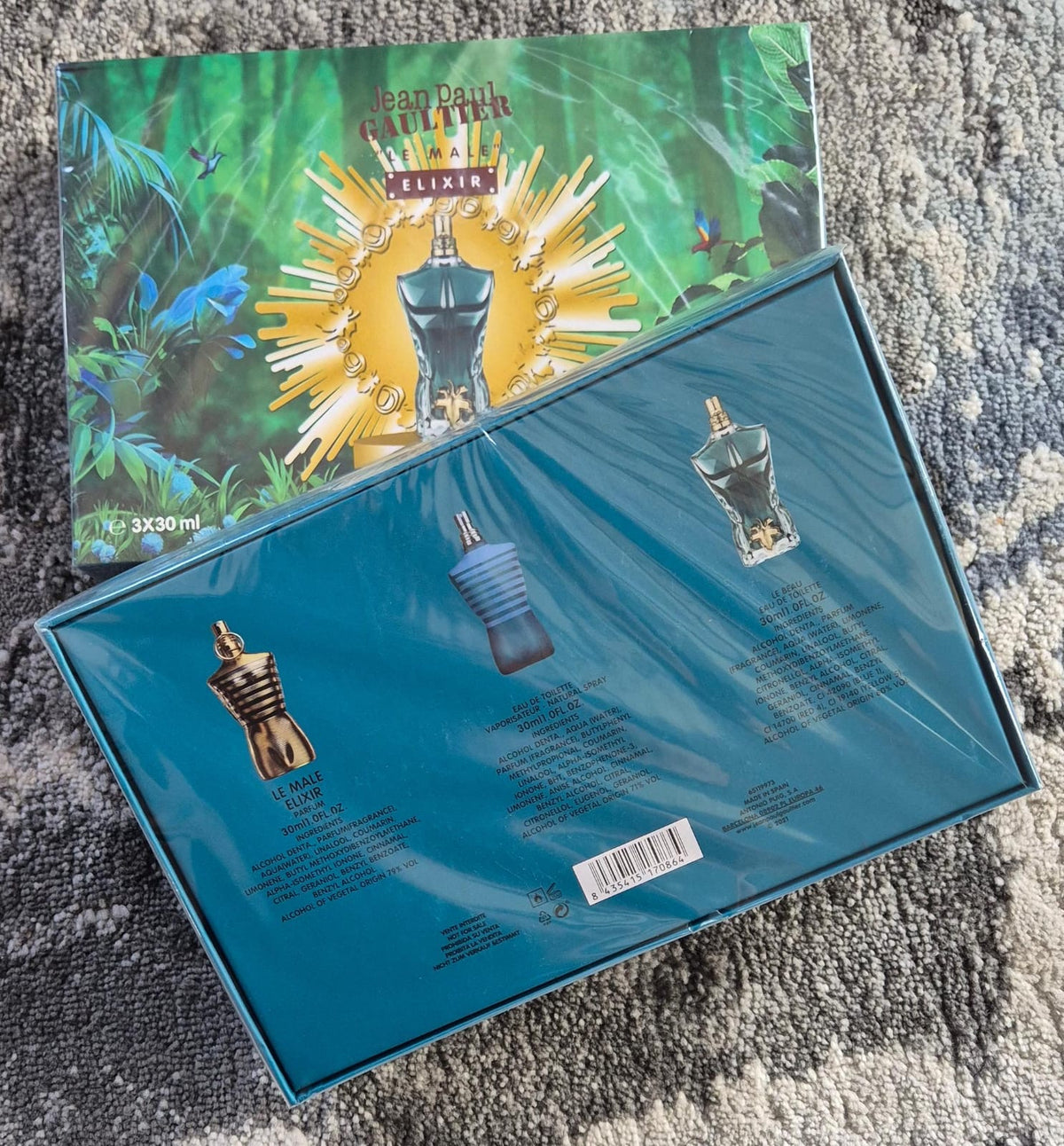 Jean Paul Gaultier Le male Elixr 3pce Giftset