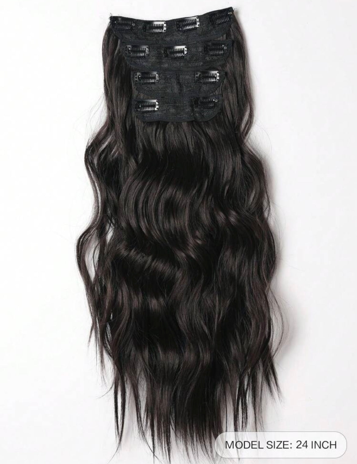 Salon-Grade Heat-Resistant Fibre Extensions – 24” (12pcs)