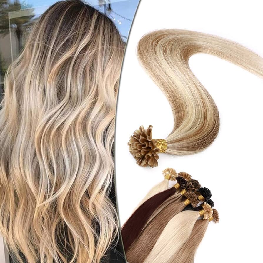 Salon-Grade Keratin U-Tip Hair Extensions – 100% Human Remy Hair